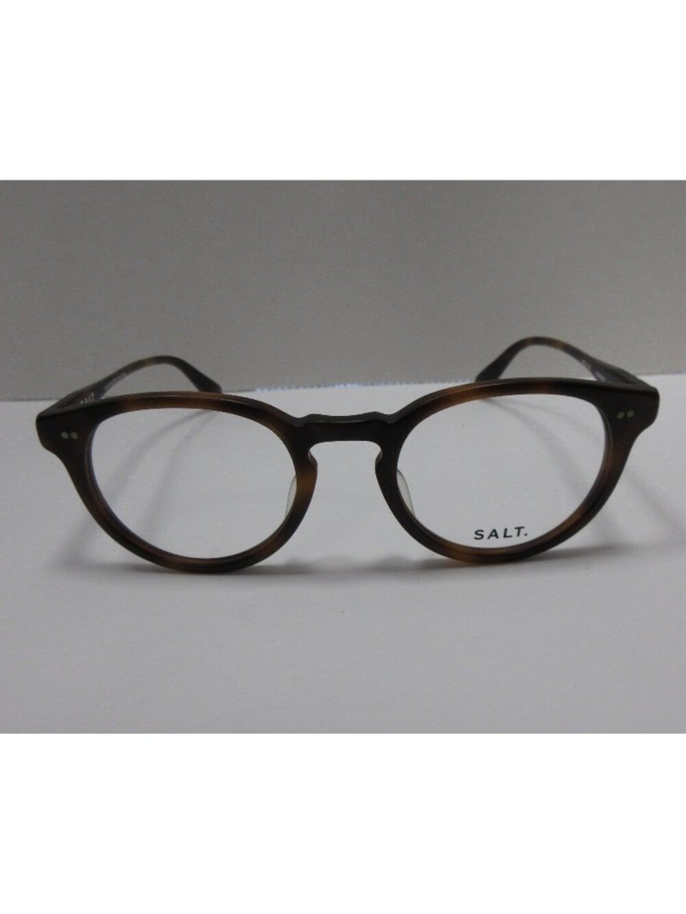 SALT Eyeglasses Newhouse MBW Tortoise Walnut Round Japan 48-21-148 NEW